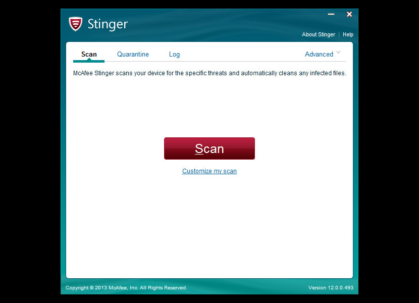 mcafee stinger standalone portable antivirus