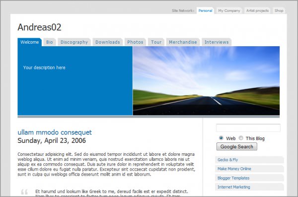 andreas 02 blogger template