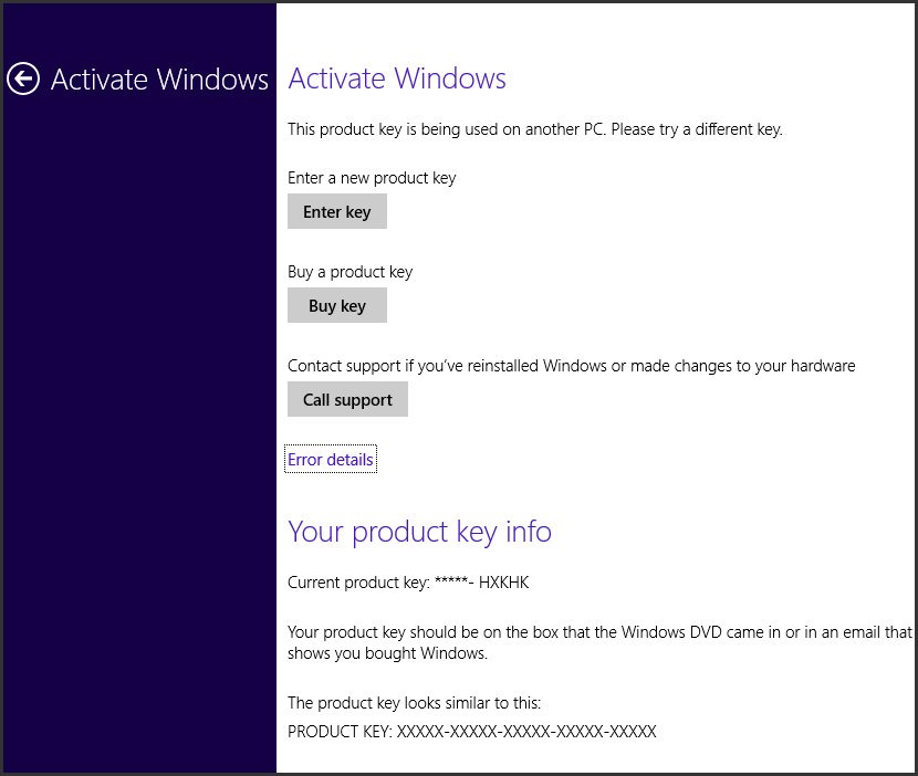 windows 10 pro product key used on another pc