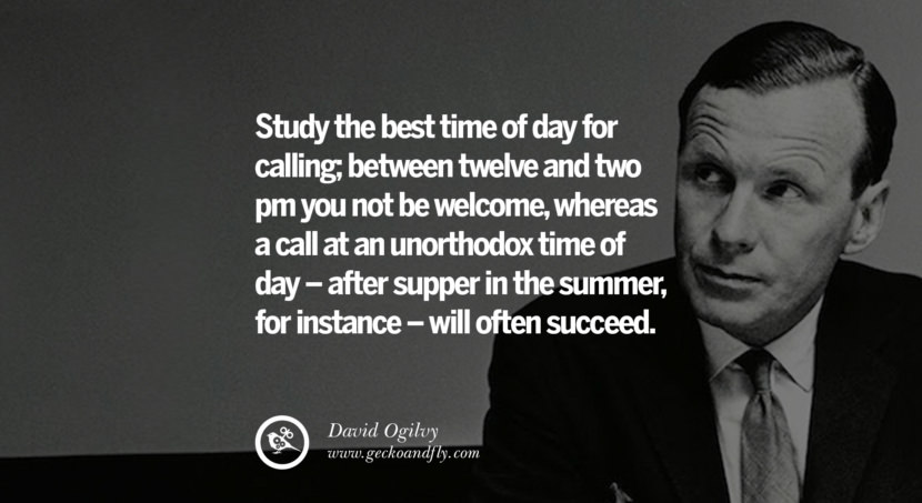 The more prospects you talk to, the more sales you expose yourself to, the more orders you will get. But never mistake a quantity of calls for quality of salesmanship. Quote by David Ogilvy