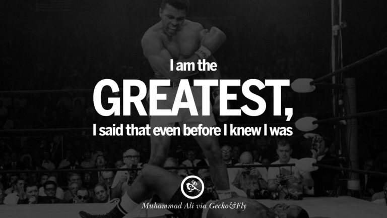 16 Winning Quotes by Muhammad Ali the Greatest