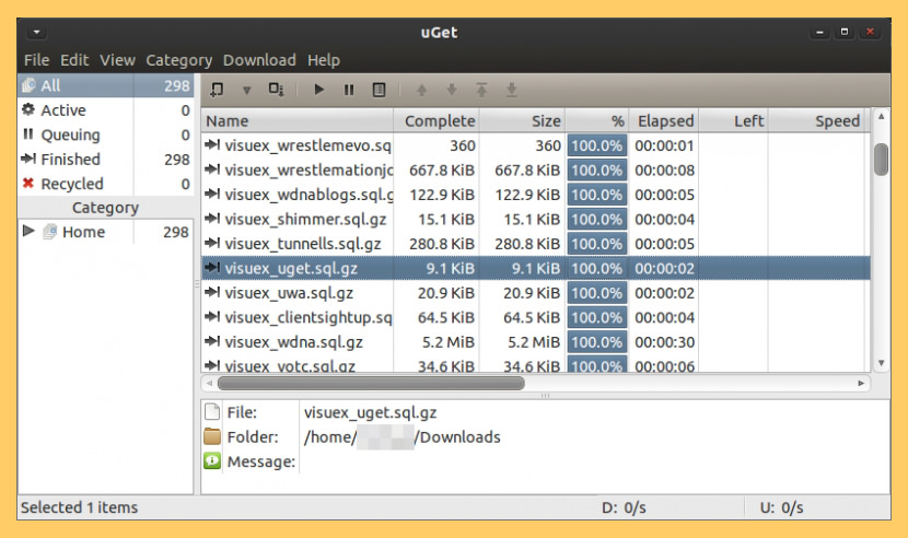 Uget Download Manager Linux Бесплатный Интернет-менеджеры загрузки IDM и ускоритель