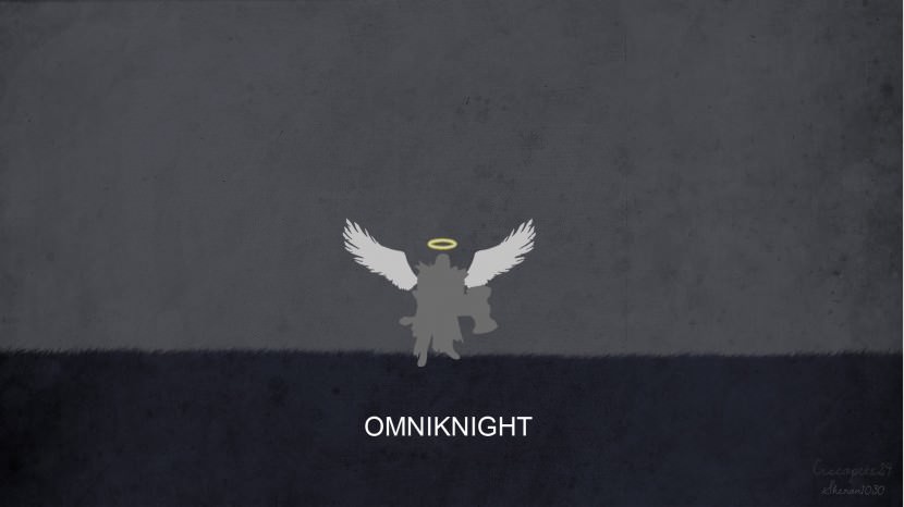 Omniknightd download dota 2 heroes minimalist silhouette HD wallpaper