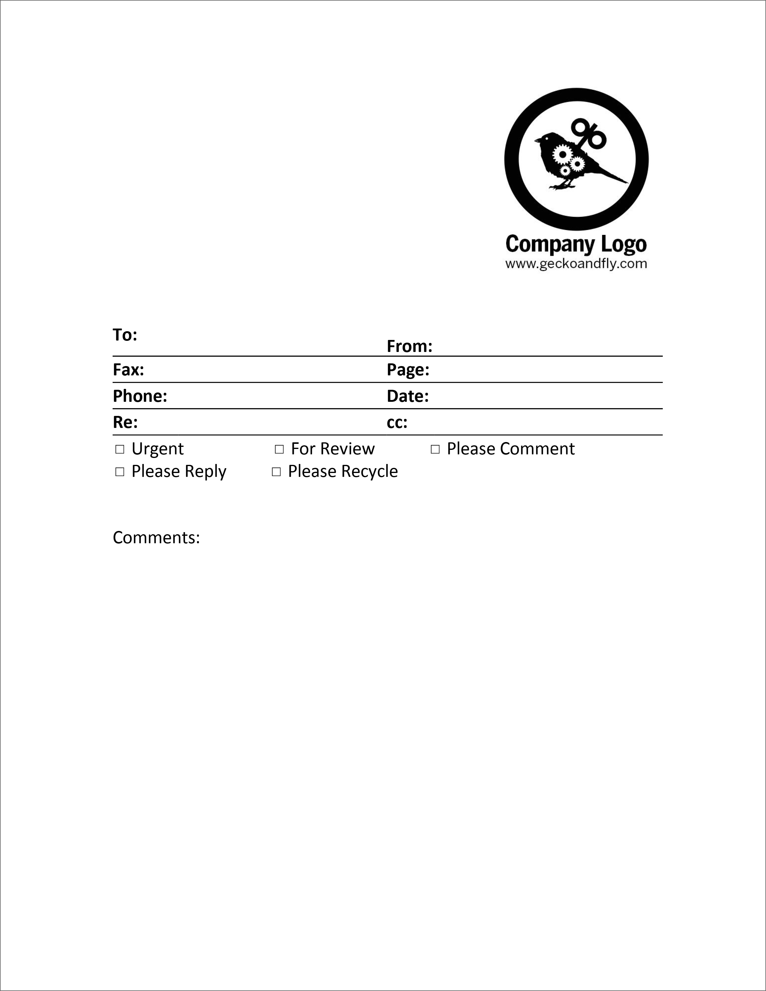 free printable fax cover sheet for mac