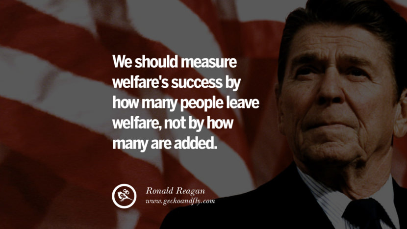 We should measure welfare's success by how many people leave welfare, not by how many are added.