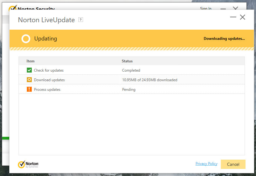 Downloading update 1 of 5 что делать. Нортон LIFELOCK ключ бесплатно. Norton LIVEUPDATE меню настройки как найти. Bash Norton.