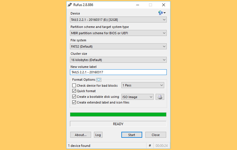 root of usb flash drive