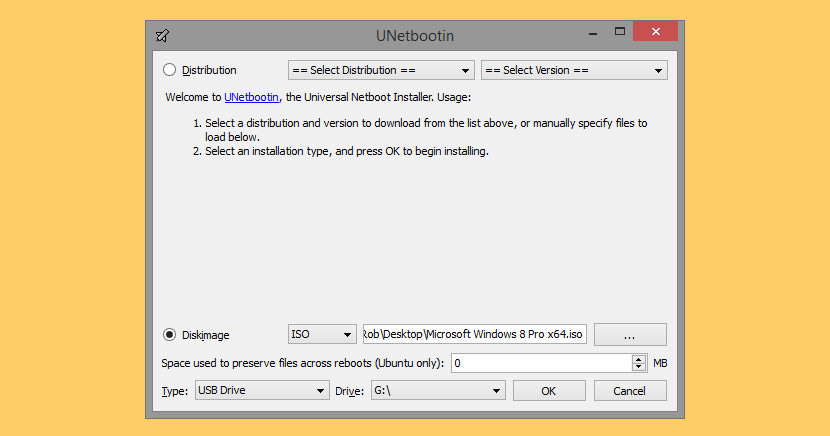 unetbootin Бесплатный инструмент для создания загрузочных Windows 7 и 10 на USB-накопителе