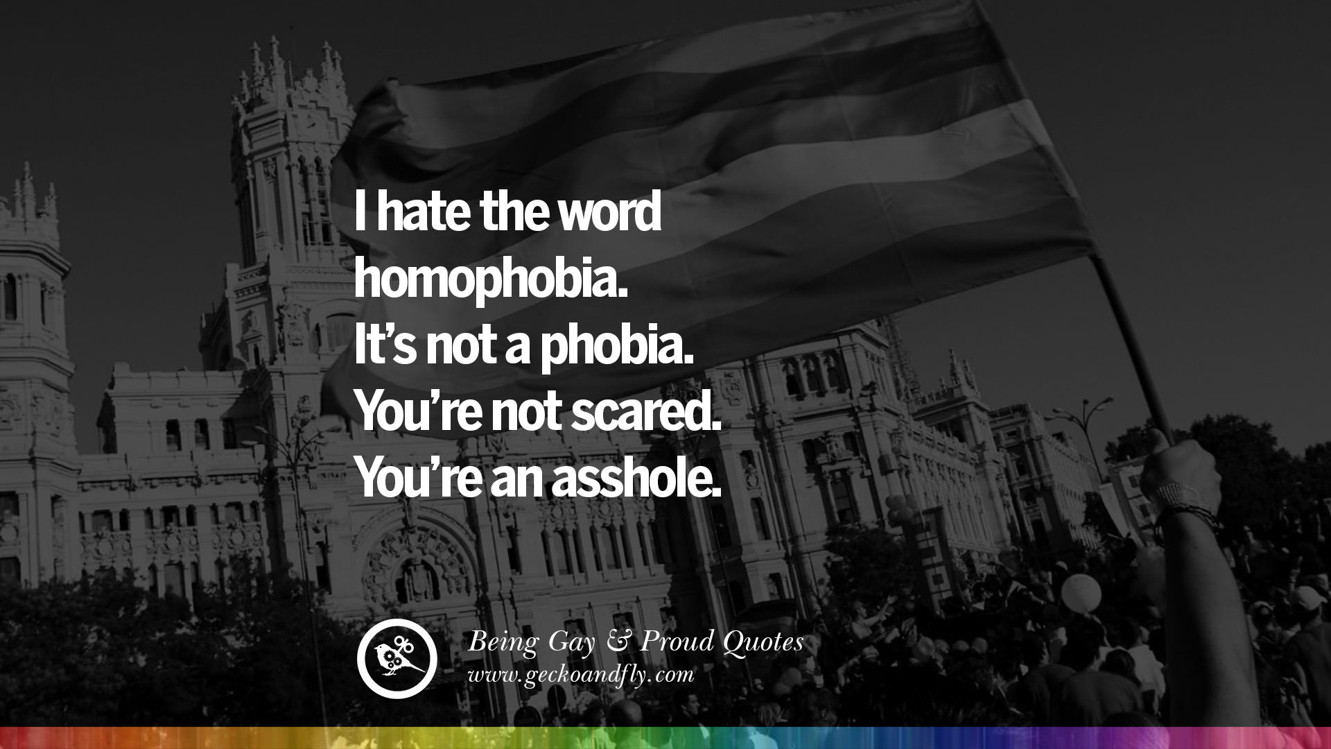 gay pride quotes againts