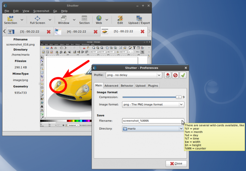 shutter linux screen capture