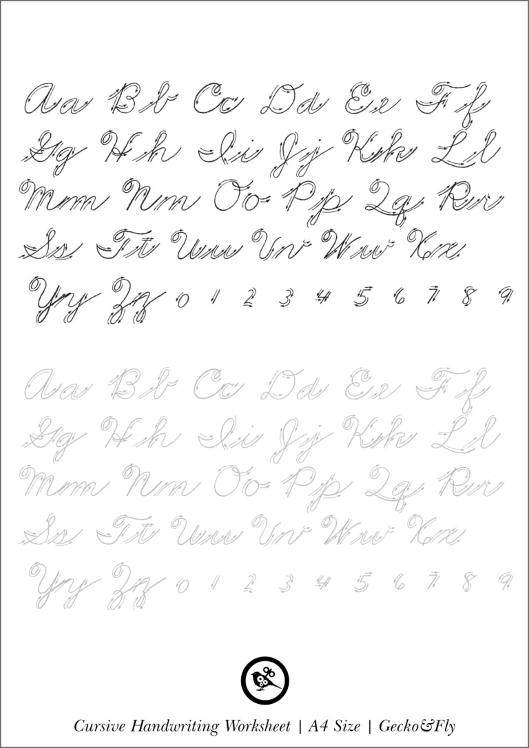 practice manuscript handwriting sheets