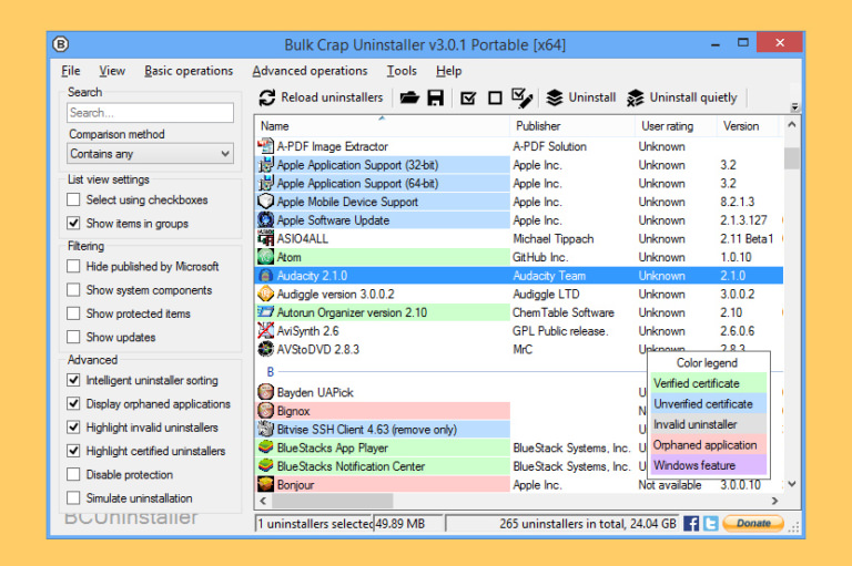 12 Free Microsoft Windows Uninstaller Utilities - Remove All Files And ...
