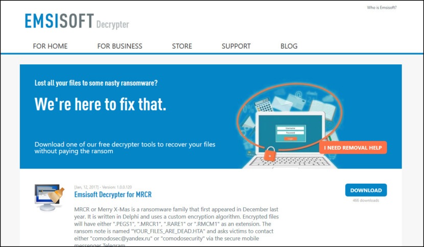 Emsisoft Decrypter
