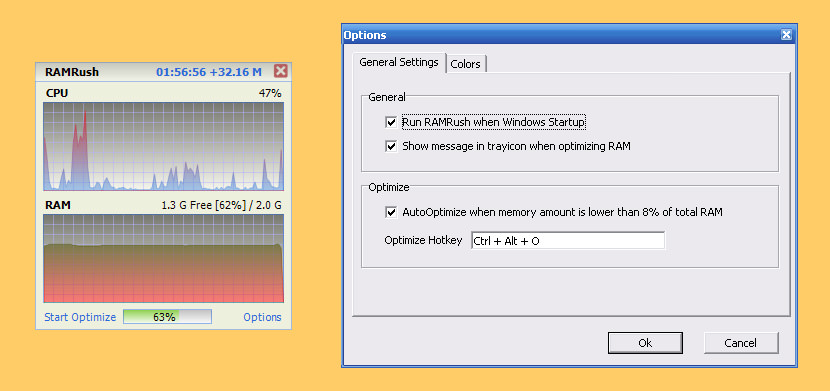 available physical memory lower than total