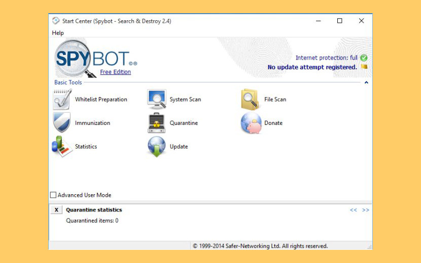 torrent spybot professional edition one year license