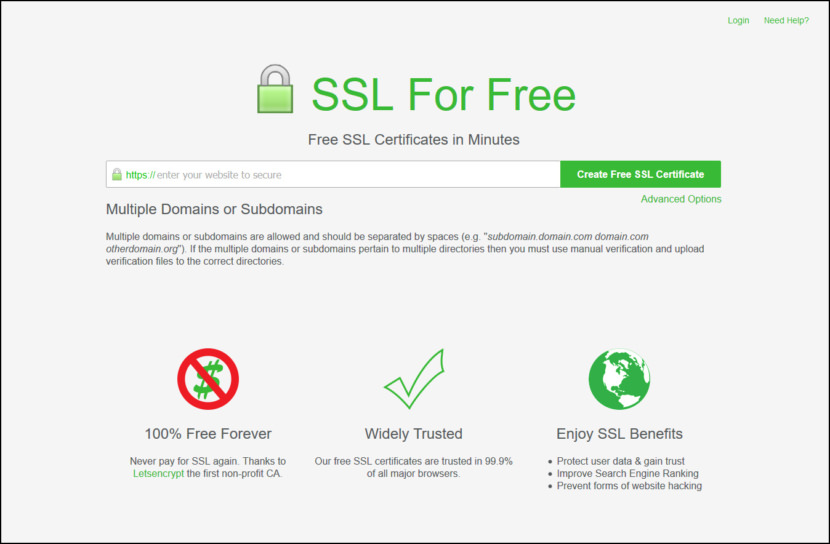 SSL For Free