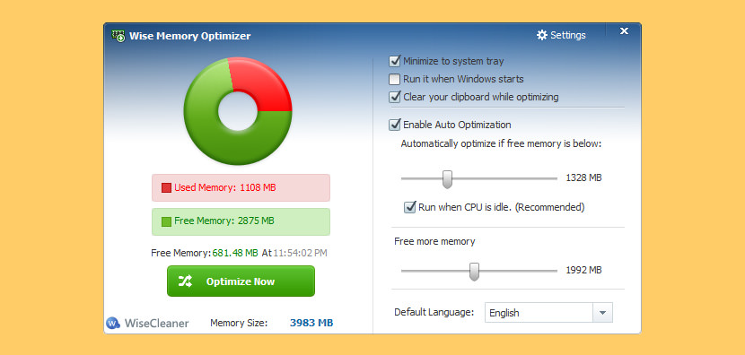 wise memory optimizer mac