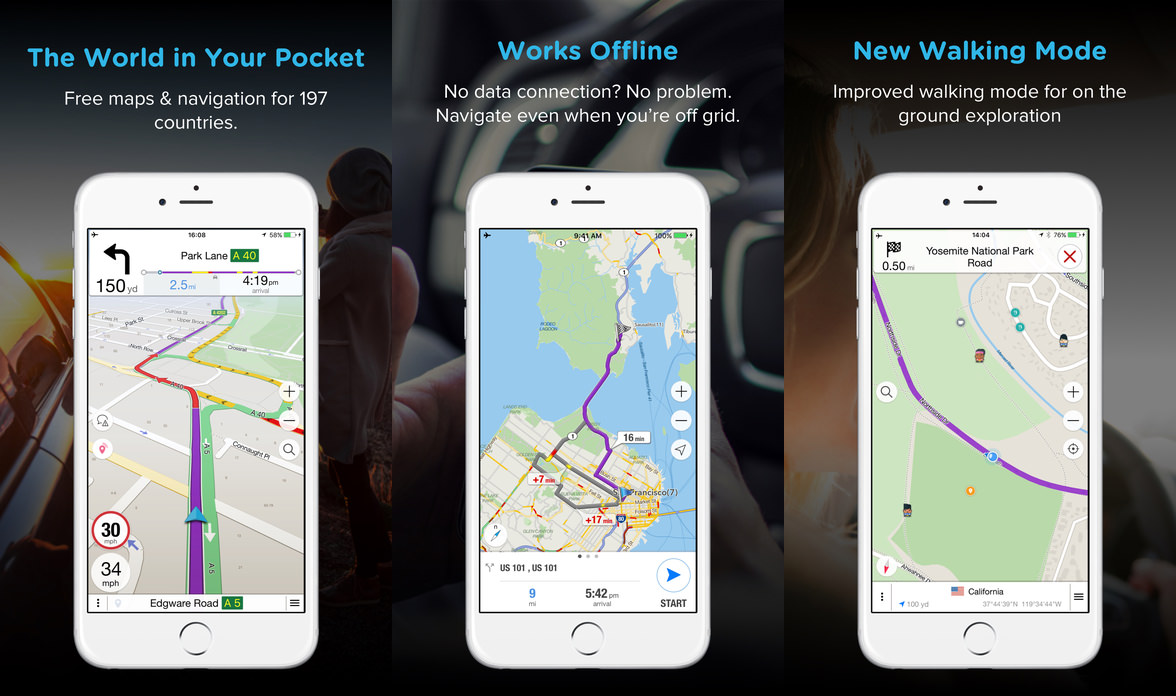 waze offline map ios