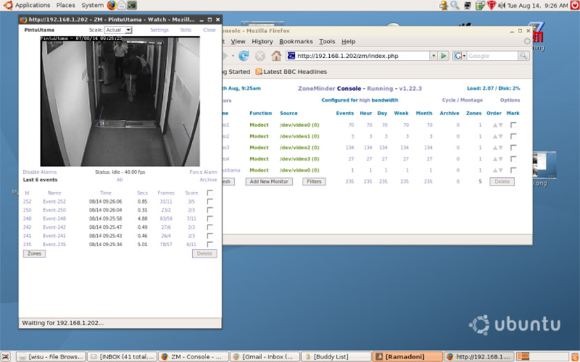 linux video surveillance software free