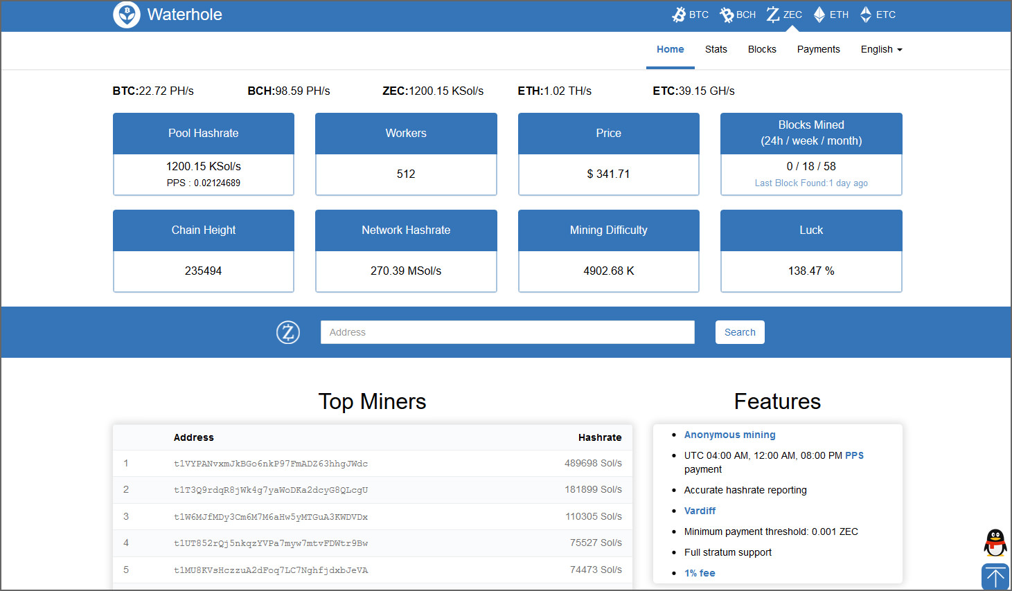 best bitcoin pool payout