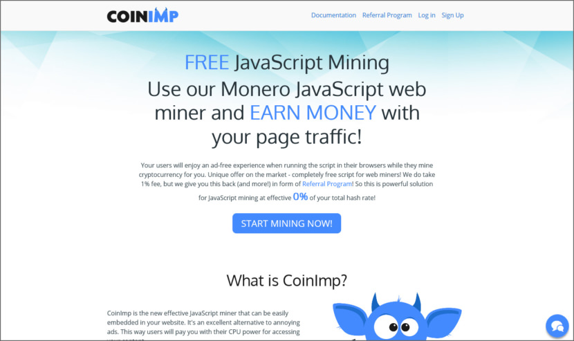 crypto currency mining js file