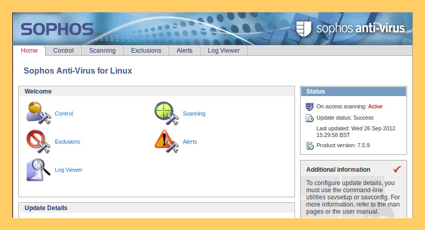 Sophos Antivirus สำหรับ Linux