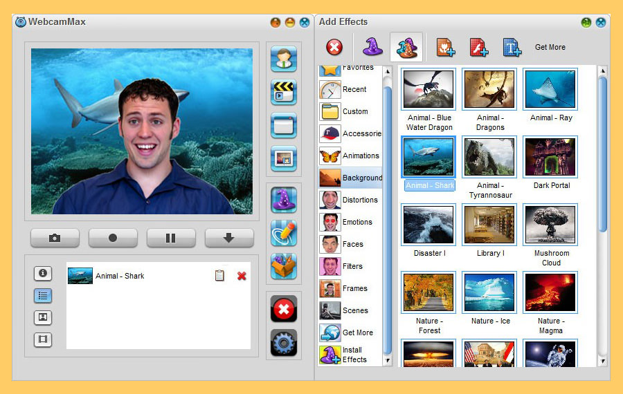 many webcam software