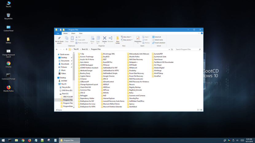 create windows 10 pe iso