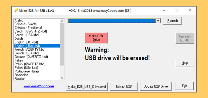 easy boot usb iso