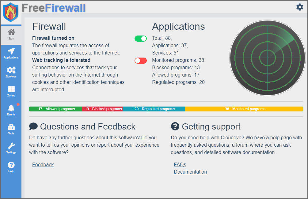 Free firewall как настроить