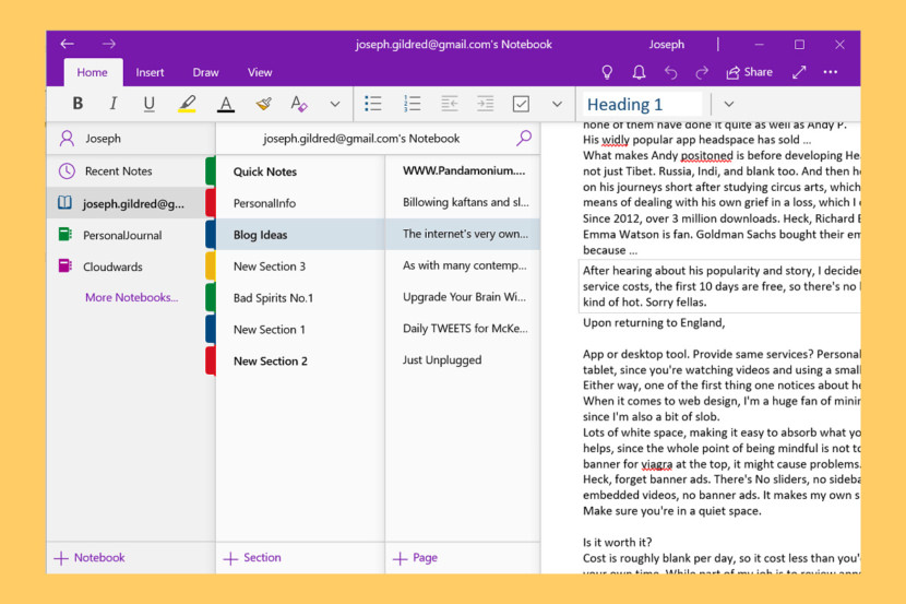 Microsoft OneNote