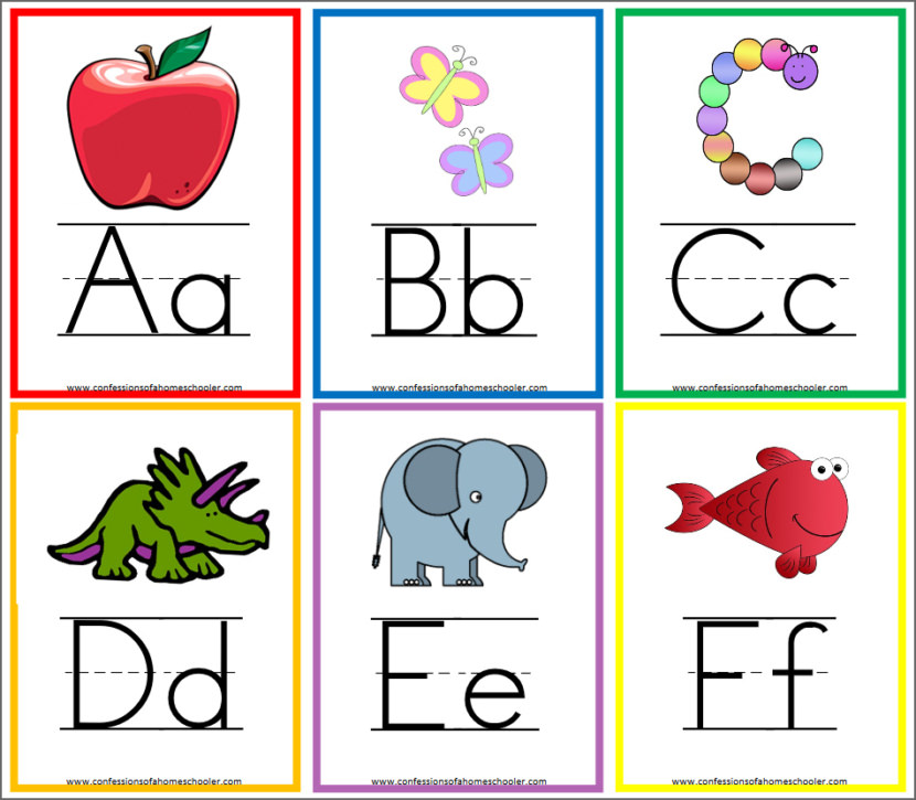 Alphabet Flashcards & Wall Posters