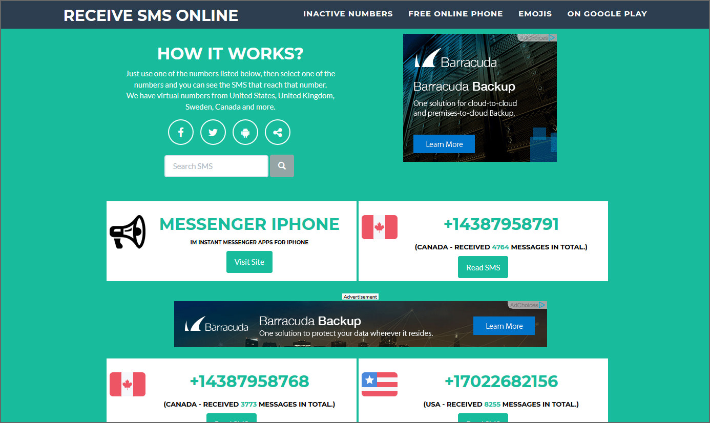 8 Websites To Receive Free Sms Via Virtual Numbers For Online Verification - 4live fun premium content locked roblox how to get free