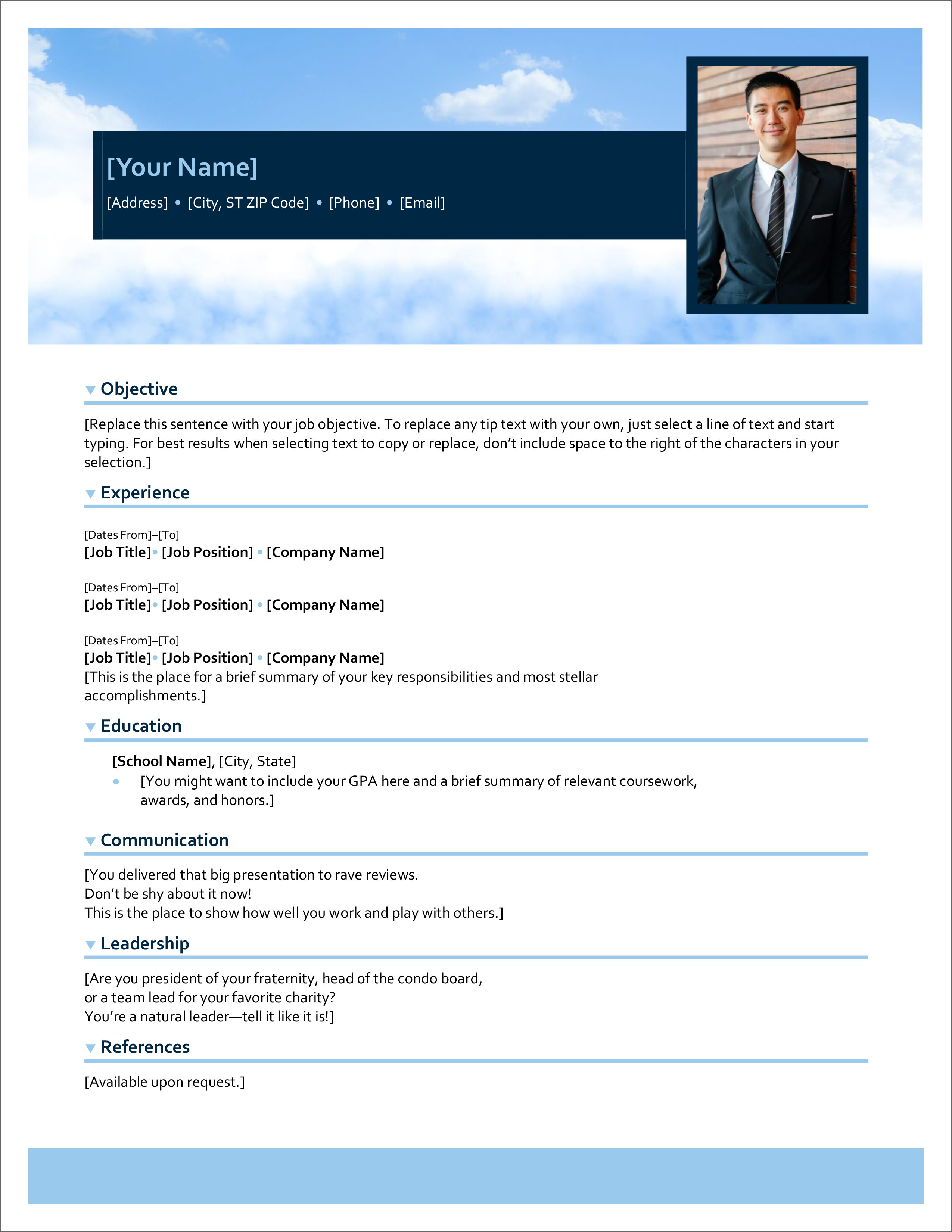 45 Free Modern Resume Cv Templates Minimalist Simple Clean Design