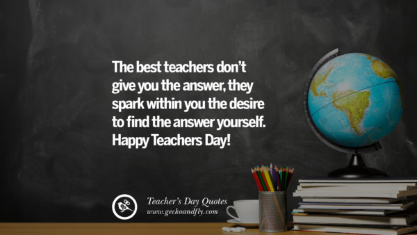 30 Happy Teachers' Day Quotes & Card Messages