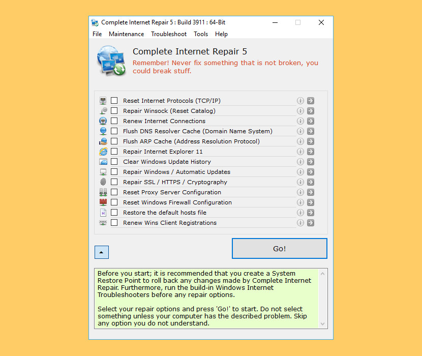free for mac instal Complete Internet Repair 9.1.3.6335
