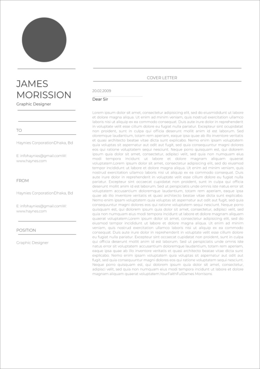 13 Free Cover Letter Templates For Microsoft Word Docx And ...