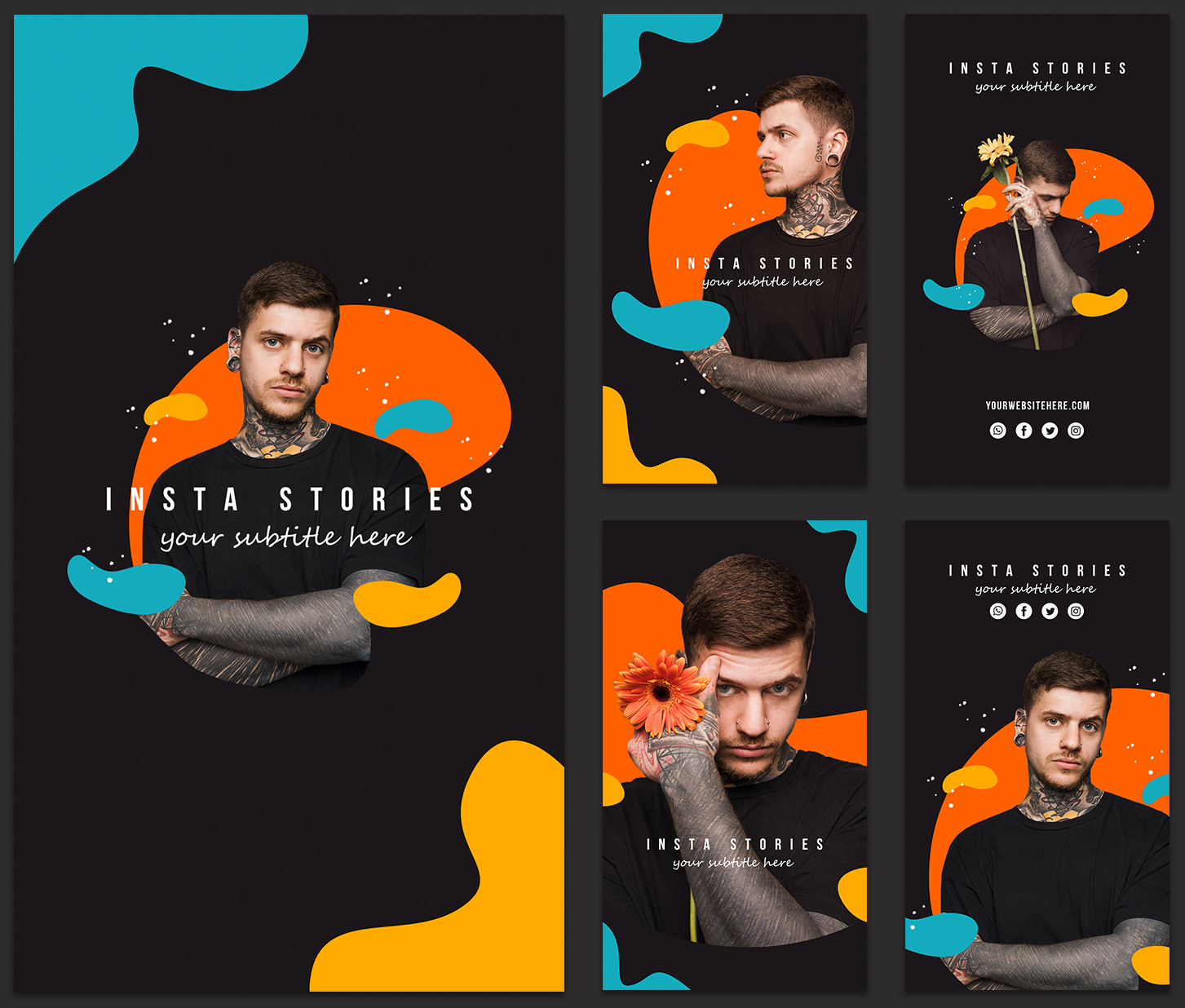 Instagram Story Template Psd Serat