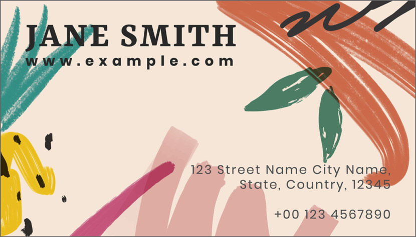 28 Free Editable Beautiful And Simple Business Card Templates