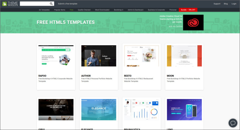 ThemeWagon Free Professional HTML5 Responsive Templates