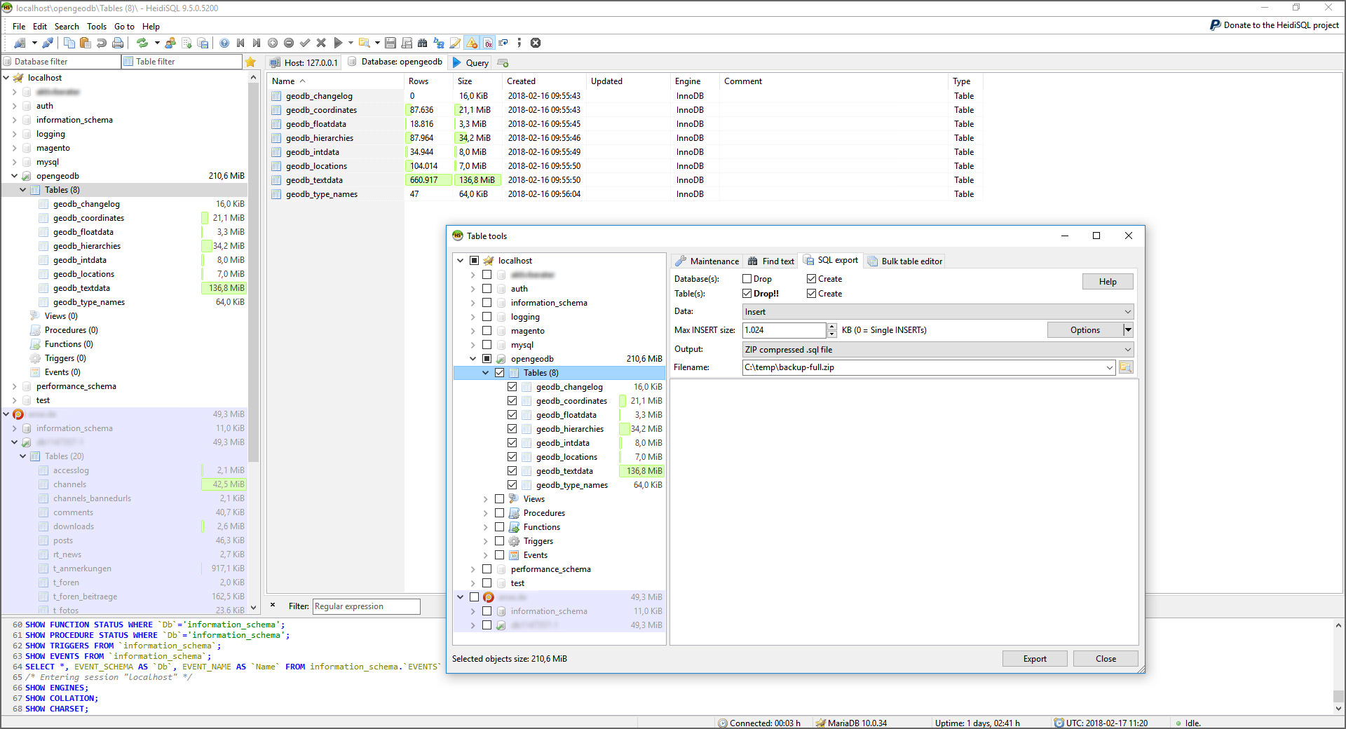 open db in sqlitestudio