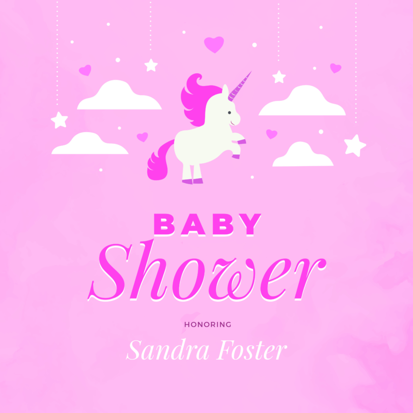Baby Shower Card Template
