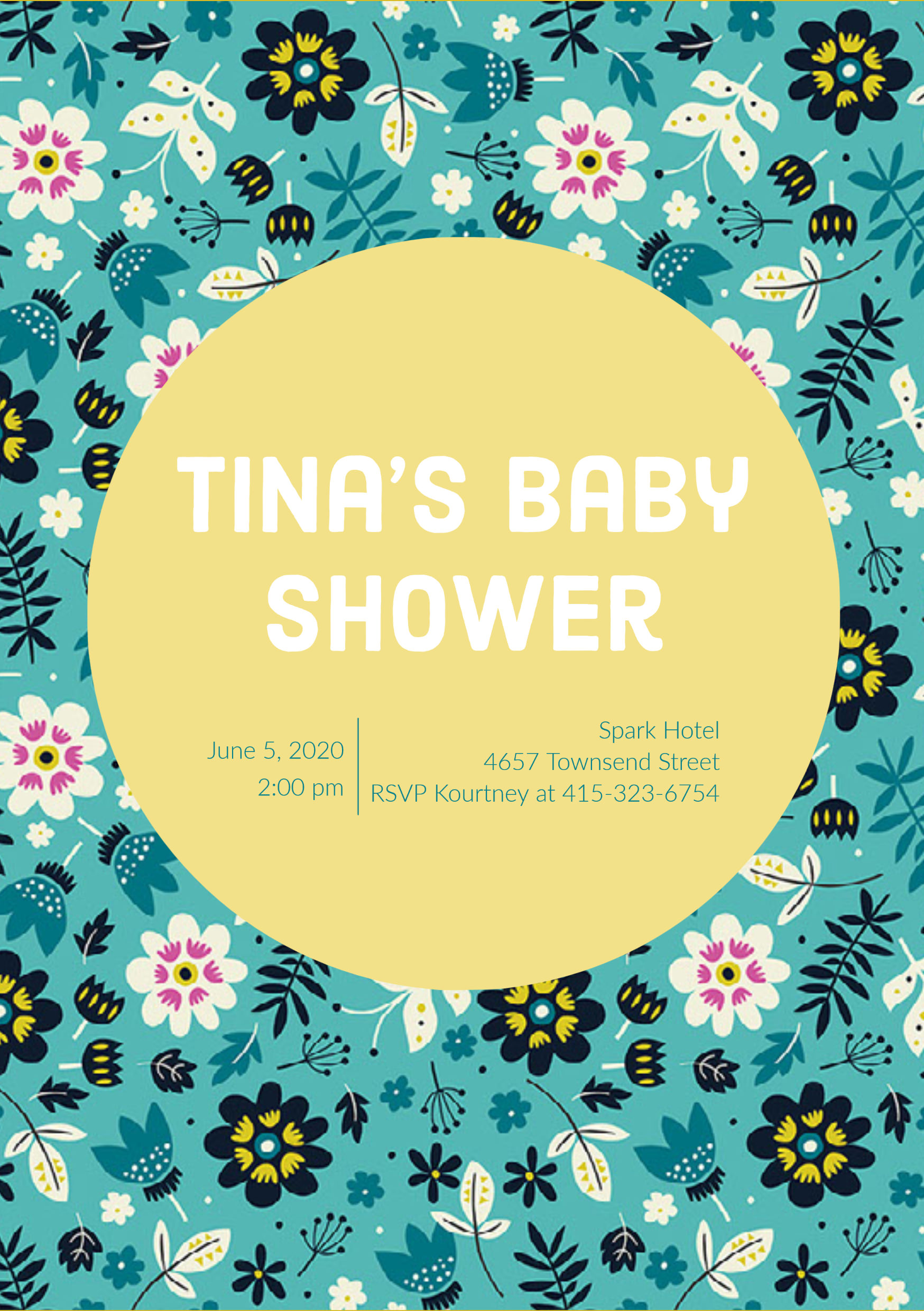 Free Printable Template Baby Shower Invitations