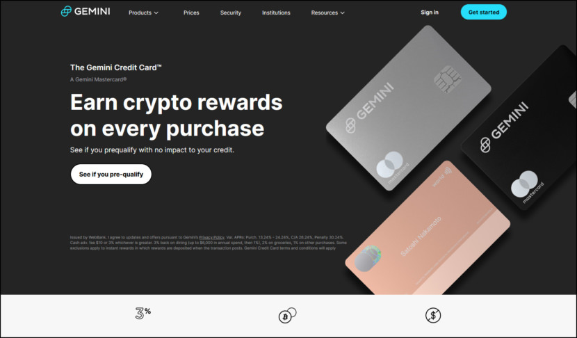 Gemini Credit Card