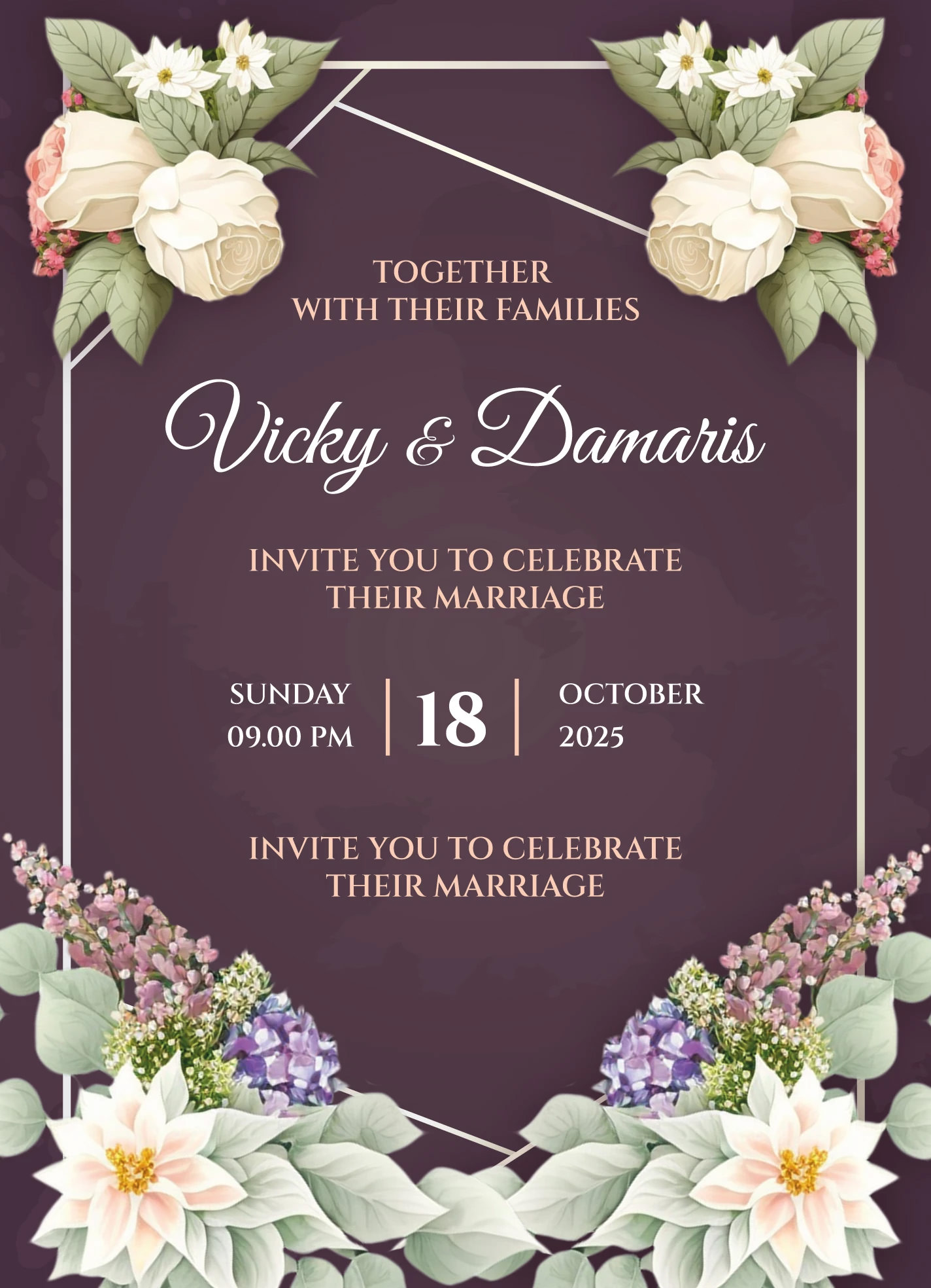 Editable Blank Wedding Invitation Templates Honestweddingadvice Editable Blank Wedding Invitation Templates Honestweddingadvice