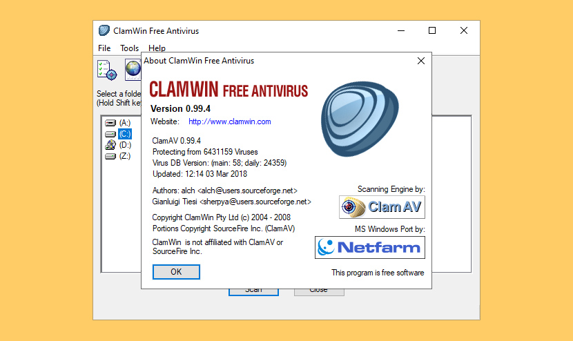 ClamWin Free Antivirus