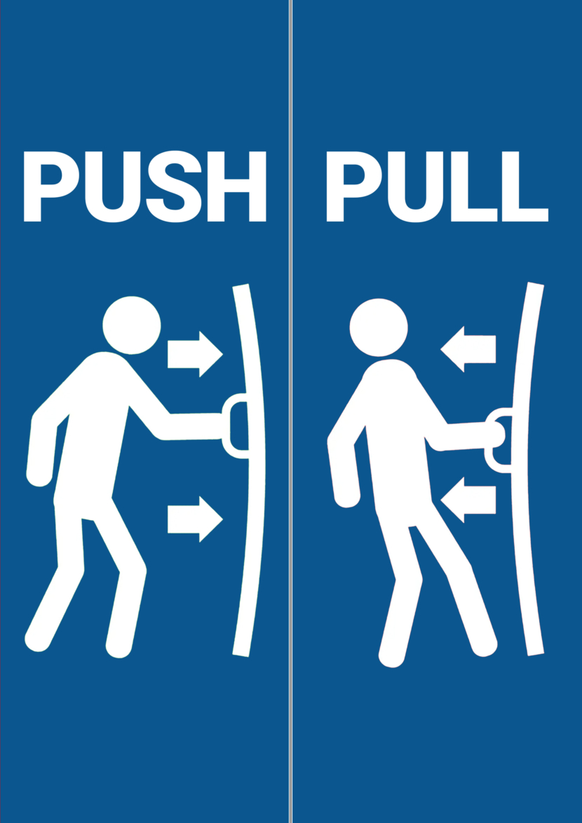 Push Pull Door Free Printable Signs