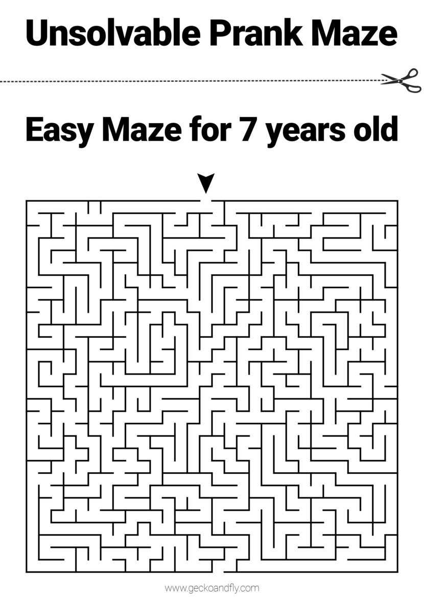 unsolvable prank maze