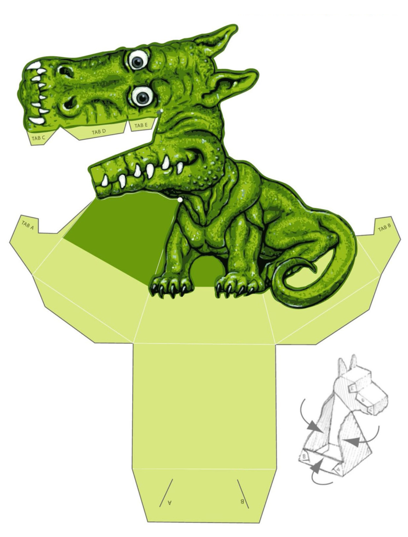 Dragon Swivel Head illusions