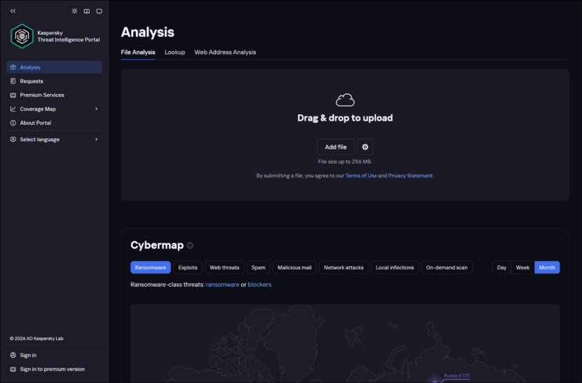 Kaspersky Threat Intelligence Portal